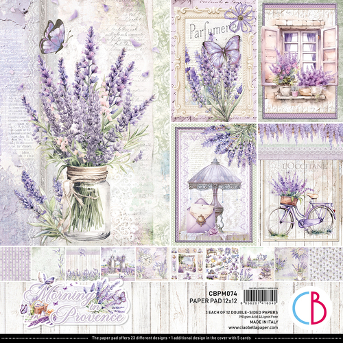 Ciao Bella - Morning in Provence - 12x12 Paper Pad (12pk)