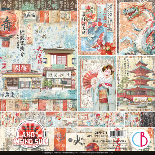 Ciao Bella - Land of the Rising Sun - 12x12 Paper Pad (12pk)