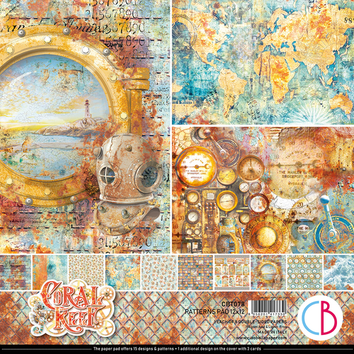 Ciao Bella - Coral Reef - 12x12 Paper Pad (8pk)