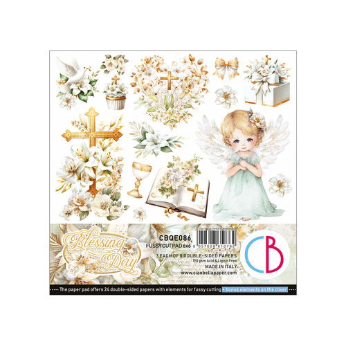 Ciao Bella - Blessing Day - 6x6 Fussy Cut Pad