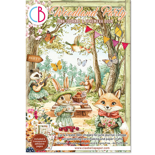 Ciao Bella - Woodland Party A4 32/Pkg