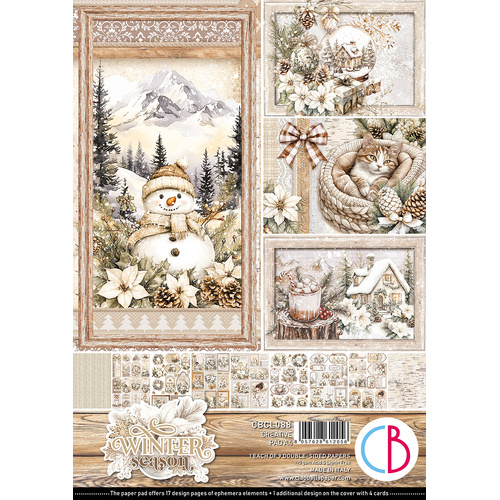 Ciao Bella - Winter Season - A4 Paper Pad (9pk)