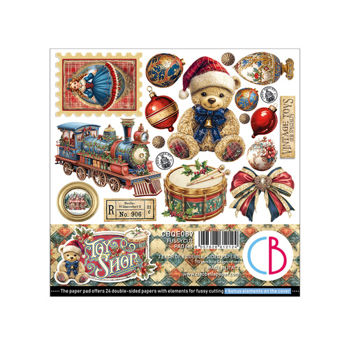 Ciao Bella - Toy Shop - 6x6 Fussy Cut Pad