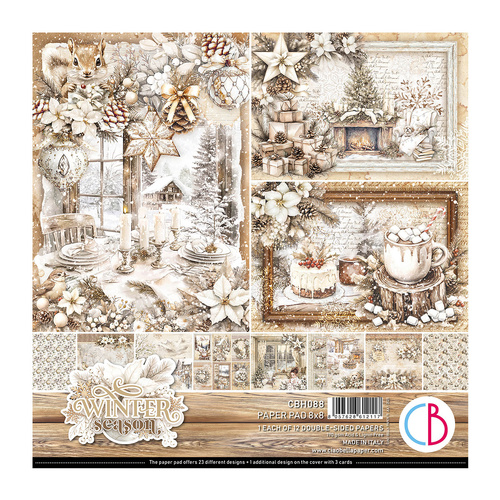 Ciao Bella - Winter Season - 8x8 Paper Pad (12pk)