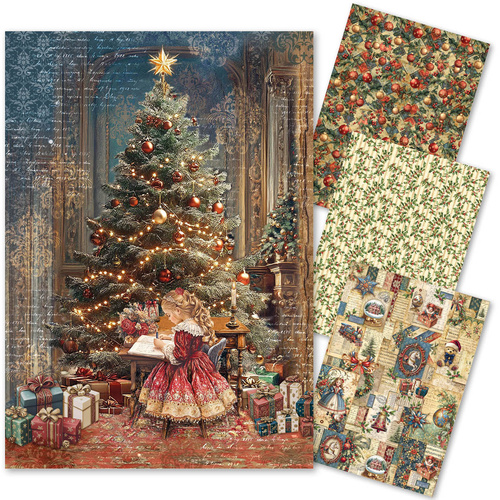 Ciao Bella - Toy Shop - Rice Paper A4 MIXED 4/Pkg