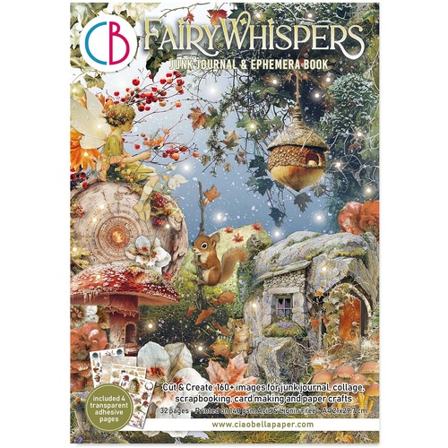 Ciao Bella - Fairy Whispers A4 Junk Journal Ephemera Book 32/Pkg