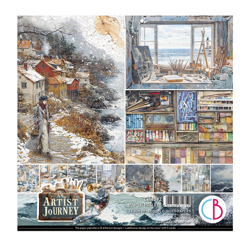 Ciao Bella - An Artist Journey - 8x8 Paper Pad (12pk)