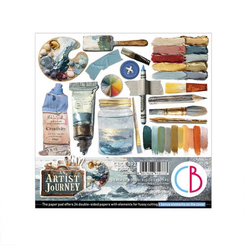 Ciao Bella - An Artist Journey - 6x6 Fussy Cut Pad