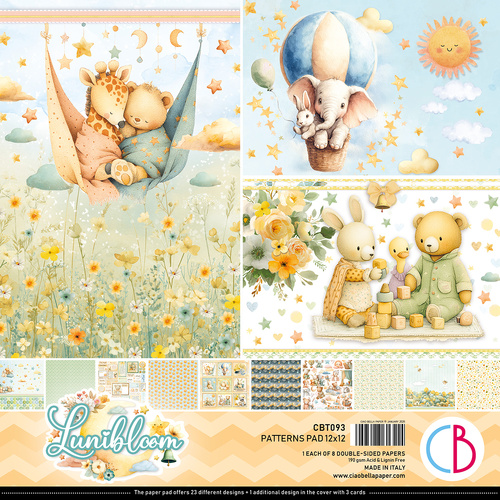 Ciao Bella - Lunibloom - 12x12 Paper Pad (8pk)