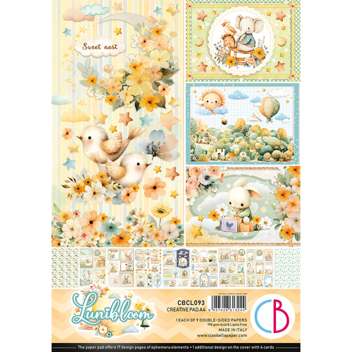 Ciao Bella - Lunibloom - A4 Paper Pad (9pk)