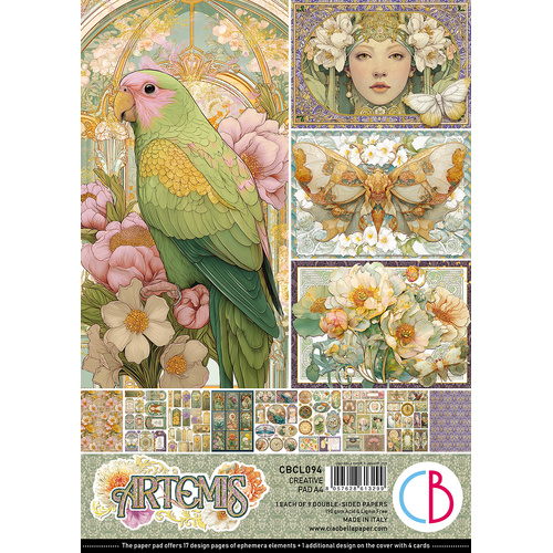 Ciao Bella - Artemis - A4 Paper Pad (9pk)