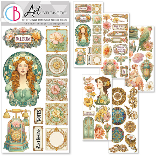 Ciao Bella - Artemis - Art Stickers 5/Pkg