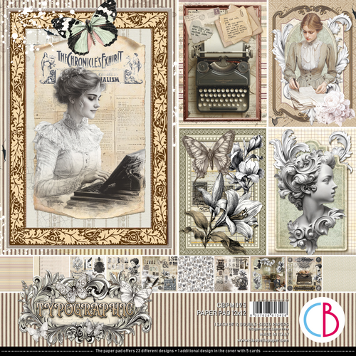 Ciao Bella - Typographic - 12x12 Paper Pad (12pk)