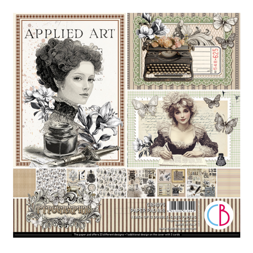 Ciao Bella - Typographic - 8x8 Paper Pad (12pk)