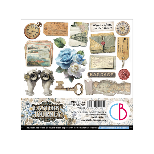 Ciao Bella - Eastern Journey - 6x6 Fussy Cut Pad