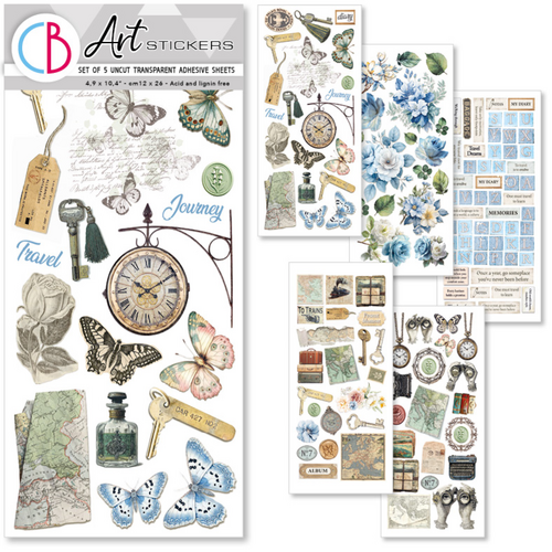 Ciao Bella - Eastern Journey - Art Stickers 5/Pkg