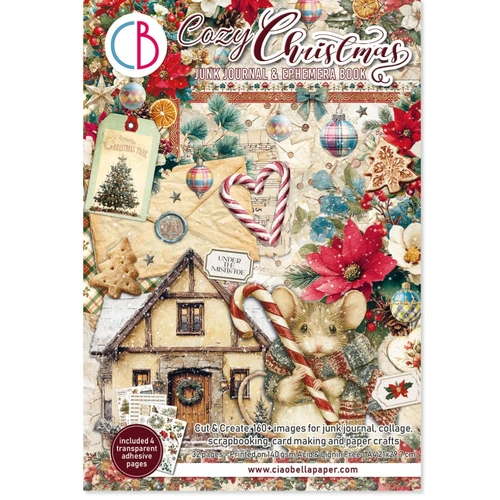 Ciao Bella - Cozy Christmas A4 Junk Journal Ephemera Book 32/Pkg