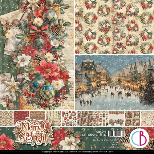Ciao Bella - Merry & Bright - 12x12 Pattern Pad (8pk)