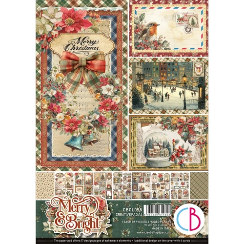Ciao Bella - Merry & Bright - A4 Paper Pad (9pk)