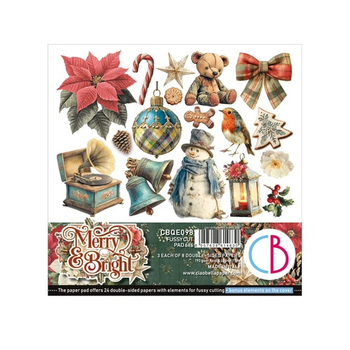 Ciao Bella - Merry & Bright - 6x6 Fussy Cut Pad