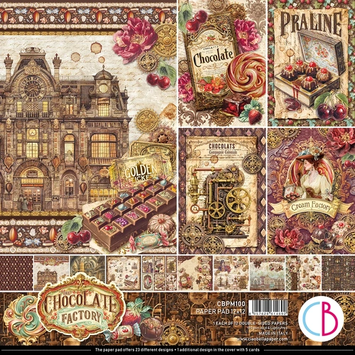 Ciao Bella - Chocolate Wanderlust - 12x12 Pattern Pad (12pk)