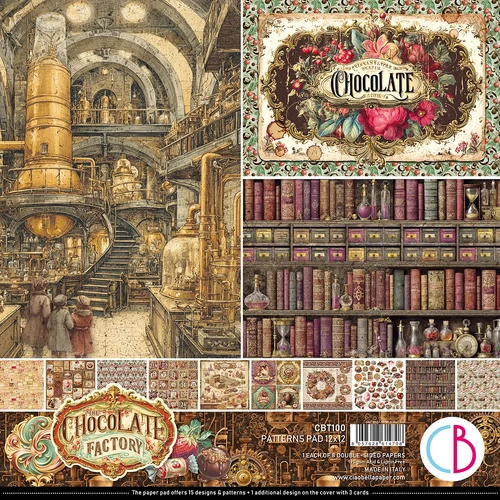 Ciao Bella - Chocolate Wanderlust - 12x12 Pattern Pad (8pk)