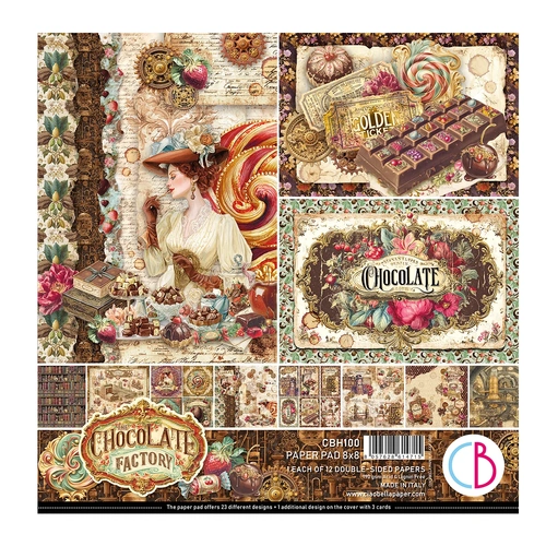 Ciao Bella - Chocolate Wanderlust - 8x8 Paper Pad (12pk)
