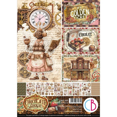 Ciao Bella - Chocolate Wanderlust - A4 Paper Pad (9pk)