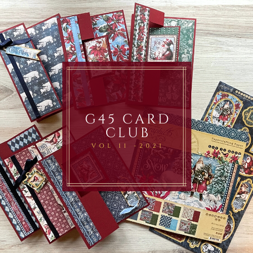 Graphic 45 - Card Club - Let It Snow - Z-Fold Window Card Set