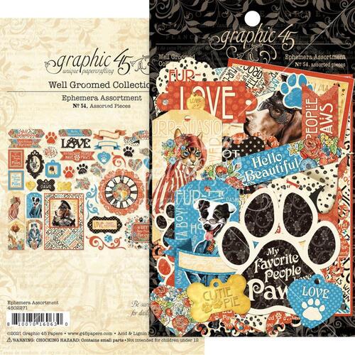 **Graphic 45 - Well Groomed - Die Cut Assortment