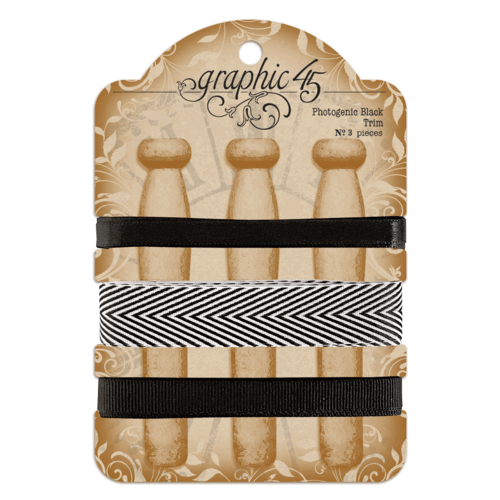 Graphic 45 - Staples - Photogenic Black Trim