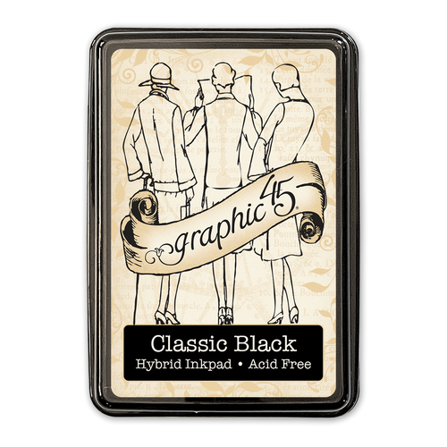 Graphic45 Hybrid Inkpad - Classic Black