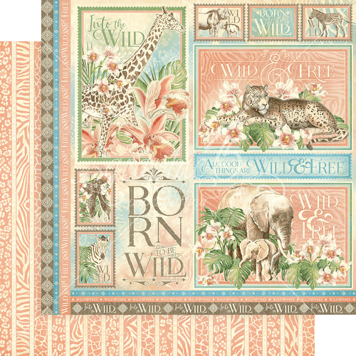 Graphic 45 - Wild & Free - Born To Be WIld
