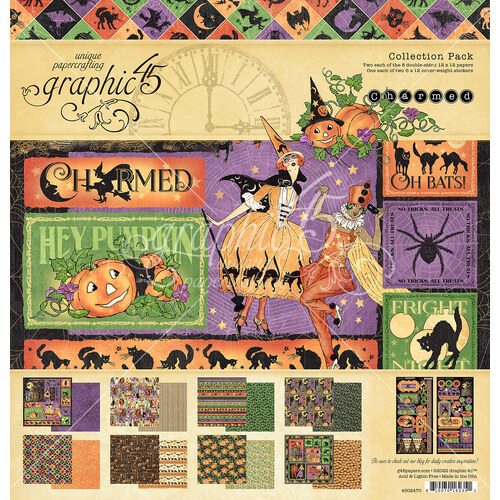 Graphic 45 - Charmed - 12x12 Papercrafting Set