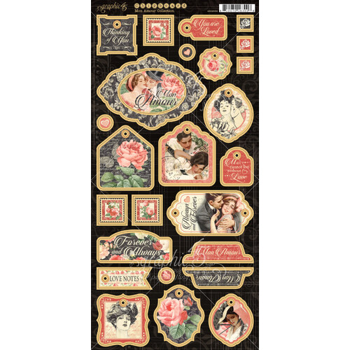 Graphic 45 - Mon Amour - Chipboard Collector's Edition
