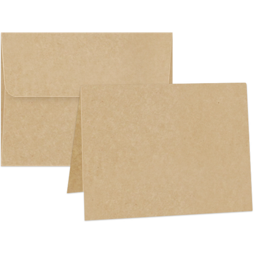 Graphic 45 - Staples - A2 Card 4.25"X5.5" With Envelope - Kraft