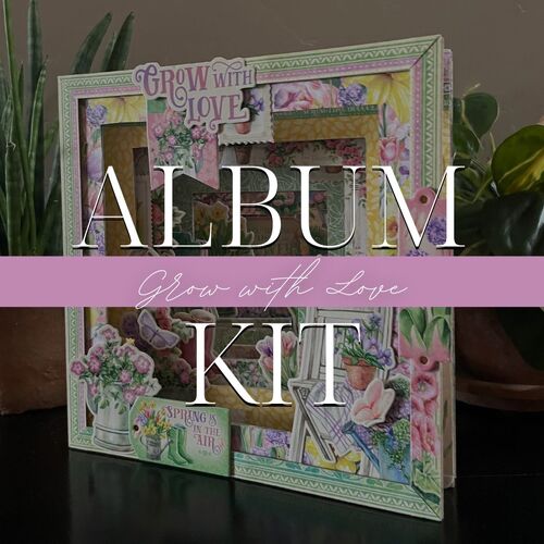 Graphic 45 - Album Kit - Grow With Love - "Spring is in the Air" Tunnel Album