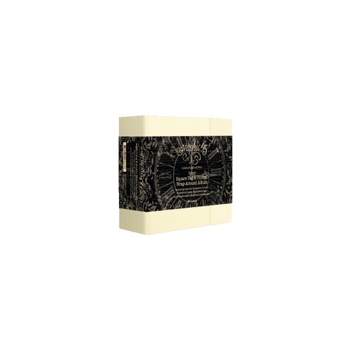 Graphic 45 - Staples - Square Tag & Pocket Wrap Around Album - Ivory