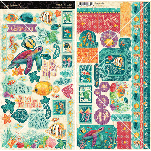 Graphic 45 - Seas the Day - Sticker Set