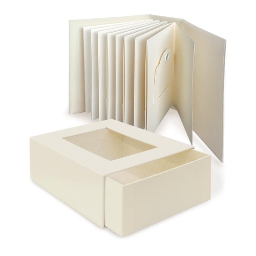 Graphic 45 - Staples - ATC Album with Matchbook Box - Ivory