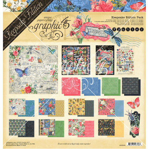 Graphic 45 - Flutter — 12x12 Keepsake Edition