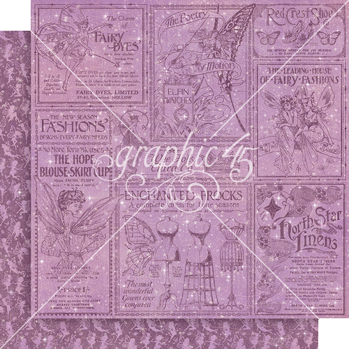 Graphic 45 - Fairy Boutique - Newsworthy