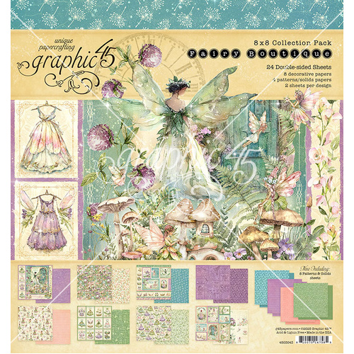 Graphic 45 - Fairy Boutique - 8x8 Collection Pack