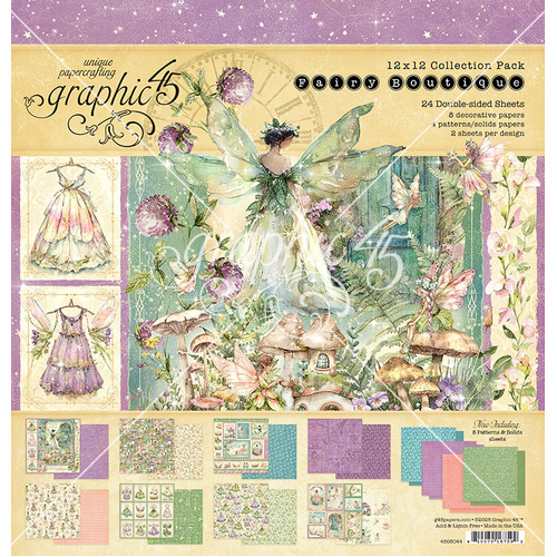 Graphic 45 - Fairy Boutique - 12x12 Collection Pack