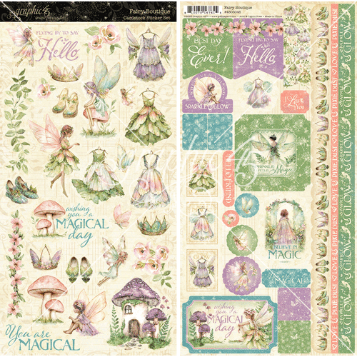 Graphic 45 - Fairy Boutique - Sticker Set