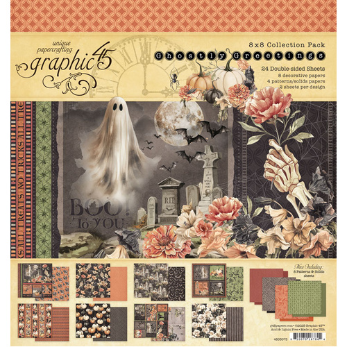 Graphic 45 - Ghostly Greetings - 8x8 Collection Pack