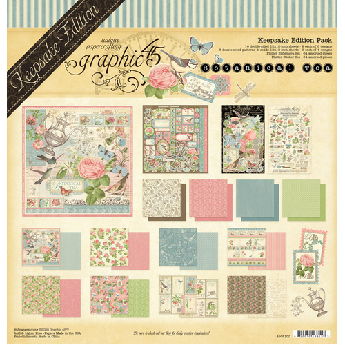 Graphic 45 - Botanical Tea — 12x12 Keepsake Edition