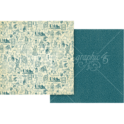 Graphic 45 - Wonder of Oz - Brains, Heart & Courage