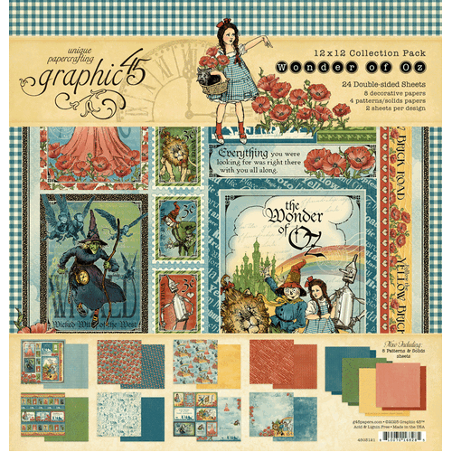 Graphic 45 - Wonder of Oz - 12x12 Collection Pack