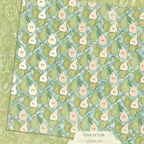 Graphic 45 - Slice of Life - Gingham Pears